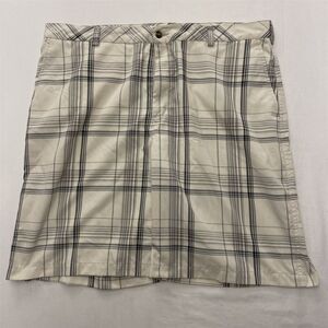Ping 40 x 10" White Plaid Performance Flex Wicking Tech Golf Shorts‎